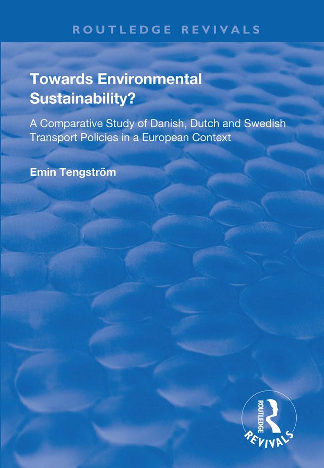 Towards Environmental Sustainability? by Emin Tengström