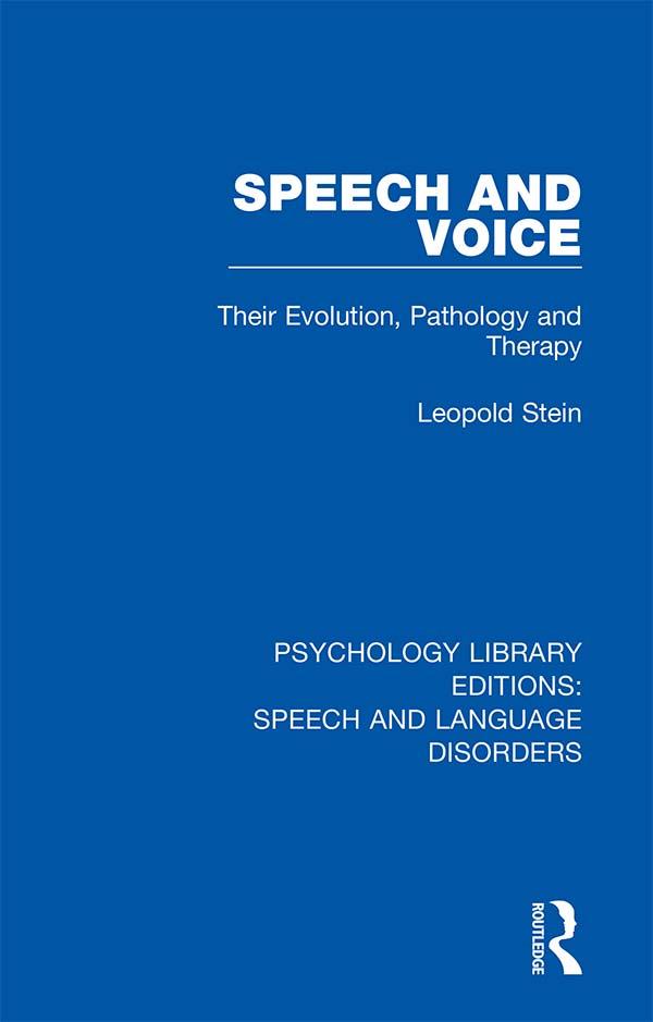 Speech and Voice by Leopold Stein