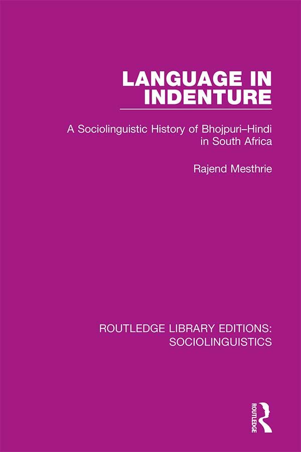 Language in Indenture by Rajend Mesthrie