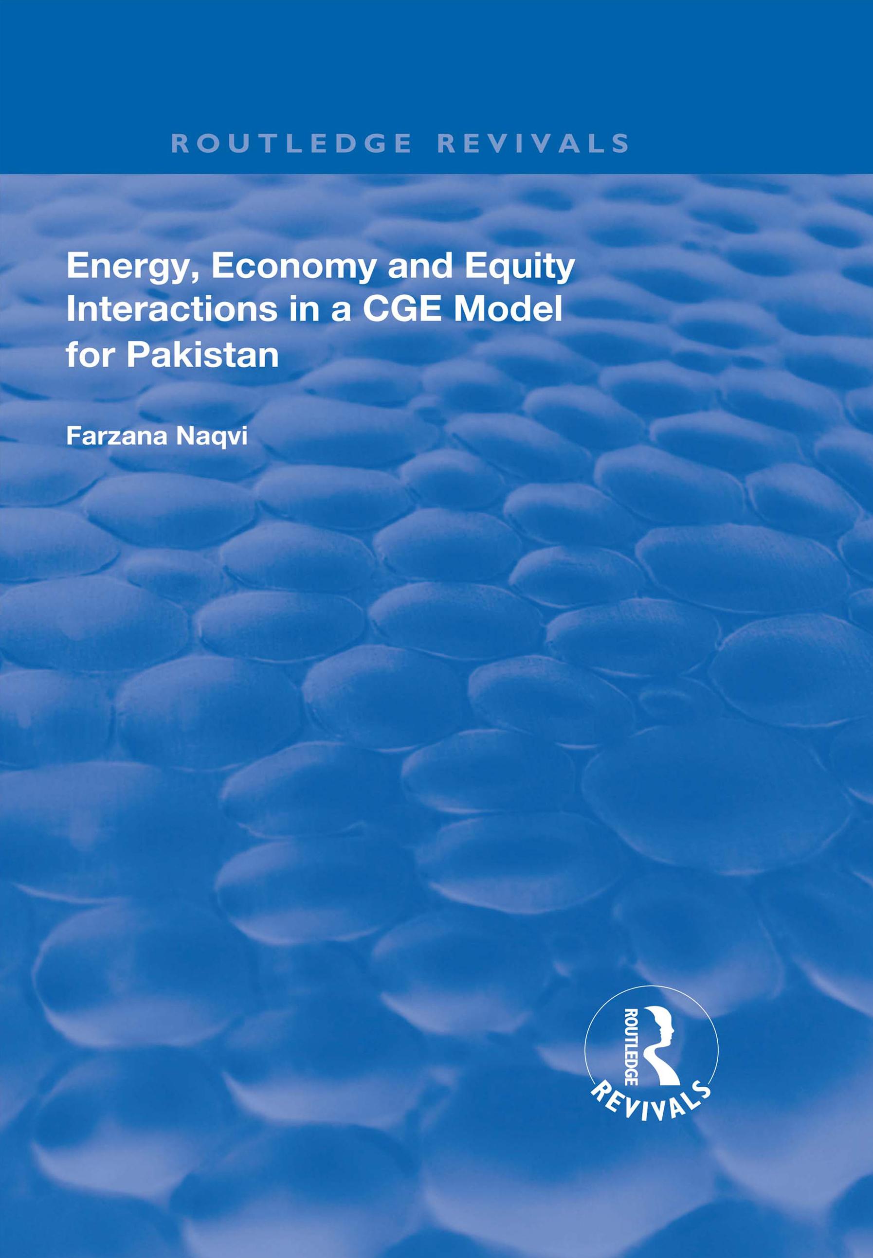 Energy, Economy and Equity Interactions in a CGE Model for Pakistan