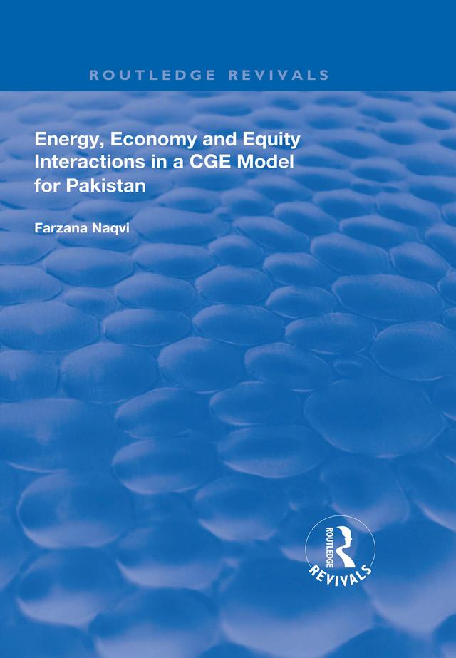 Energy, Economy and Equity Interactions in a CGE Model for Pakistan by Farzana Naqvi