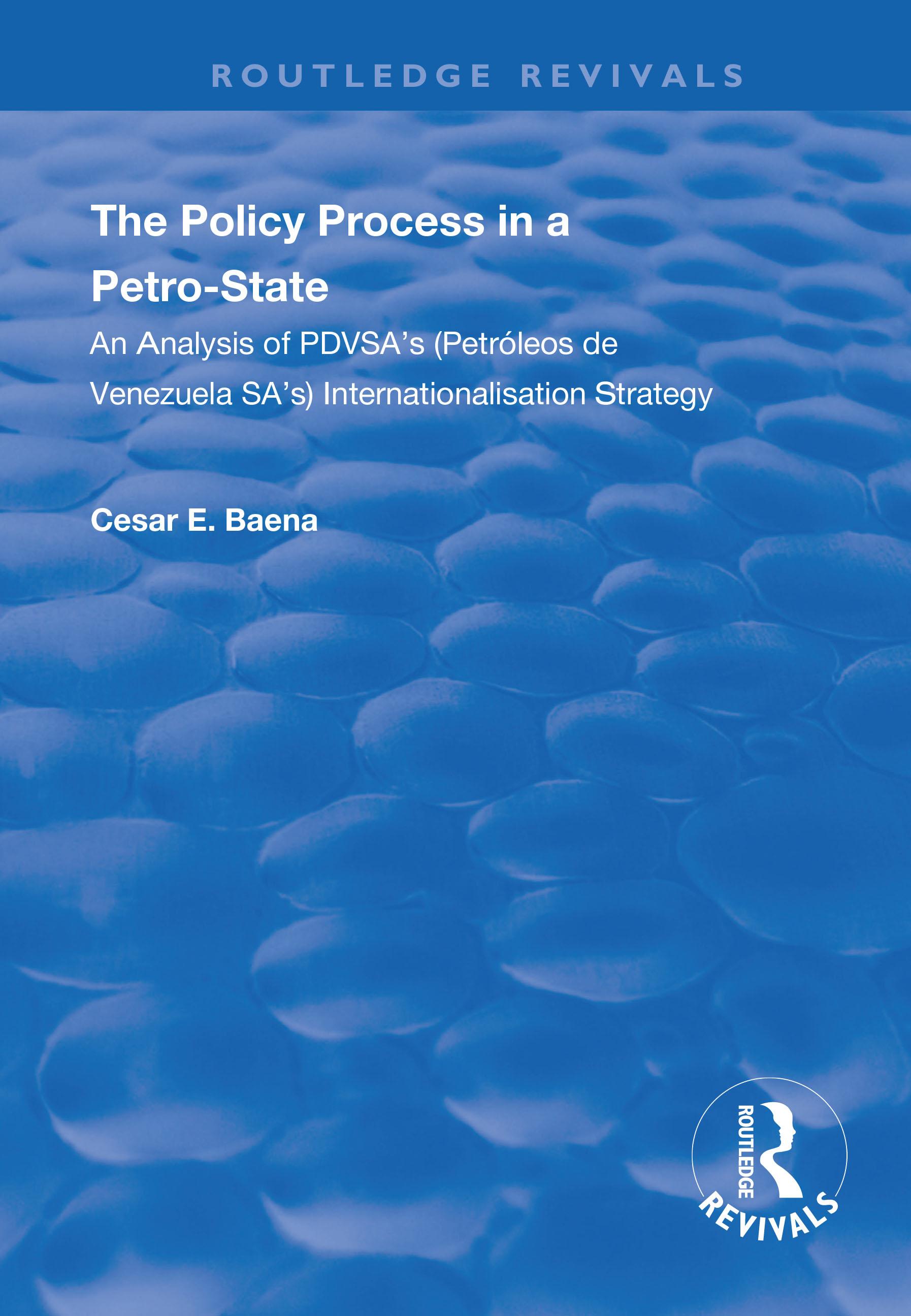 The Policy Process in a Petro-State