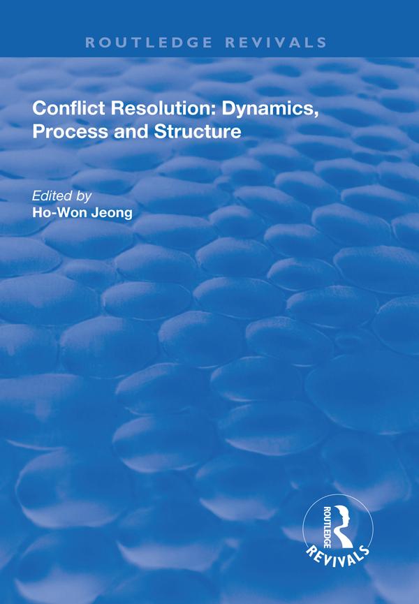 Conflict Resolution by Ho-Won Jeong