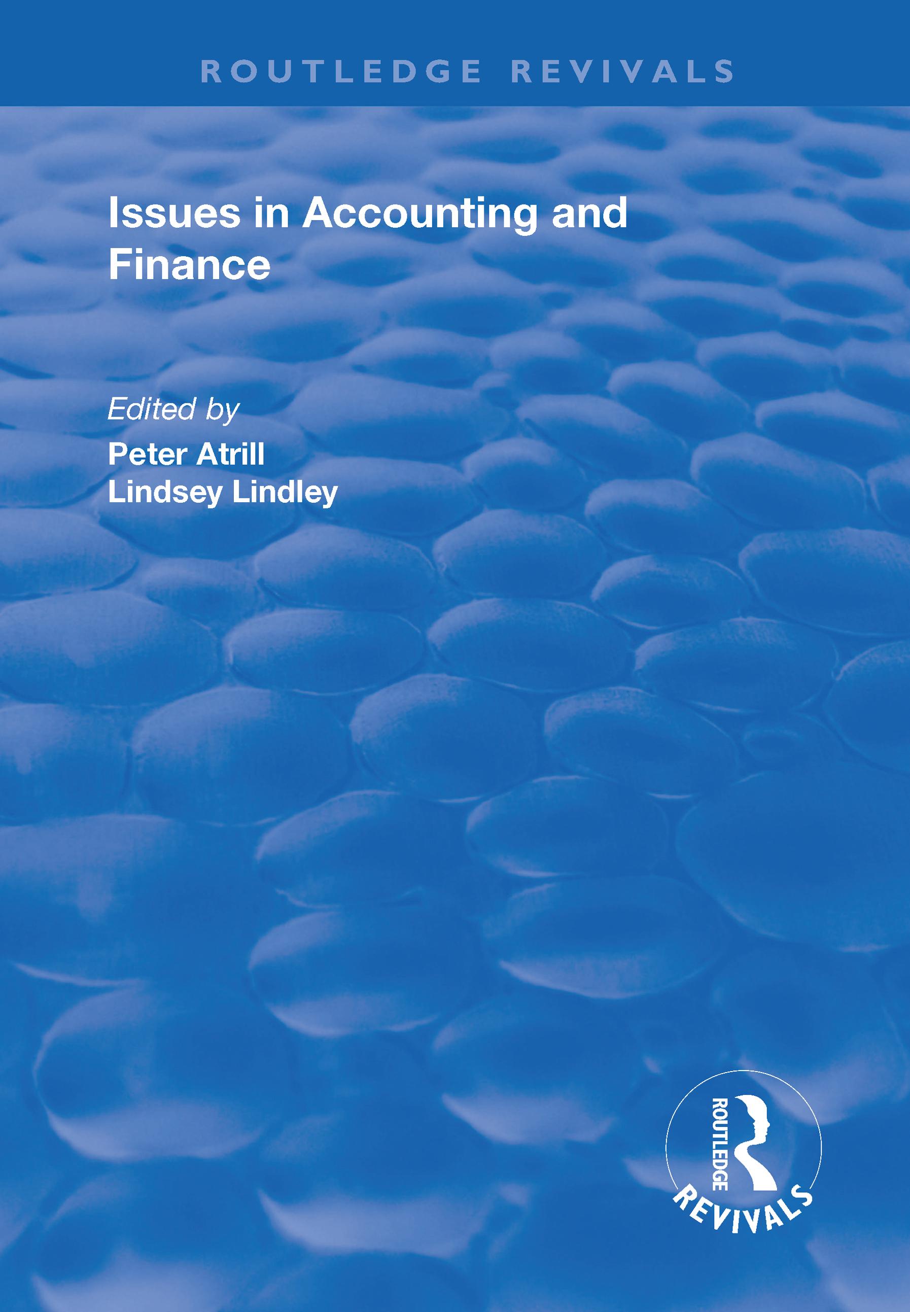 Issues in Accounting and Finance