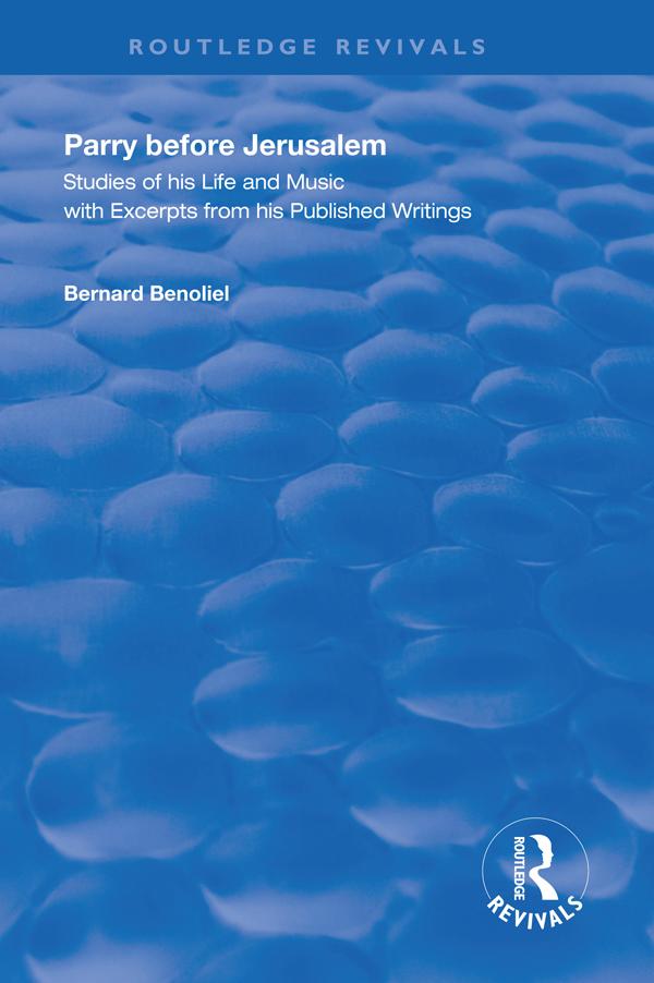 Parry Before Jerusalem by Bernard Benoliel