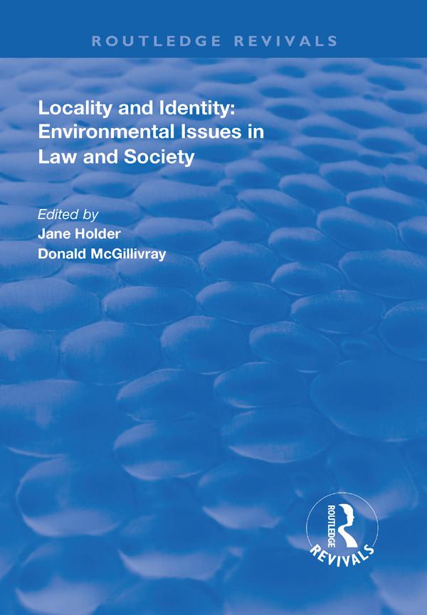 Locality and Identity by Donald McGillivary, Jane Holder