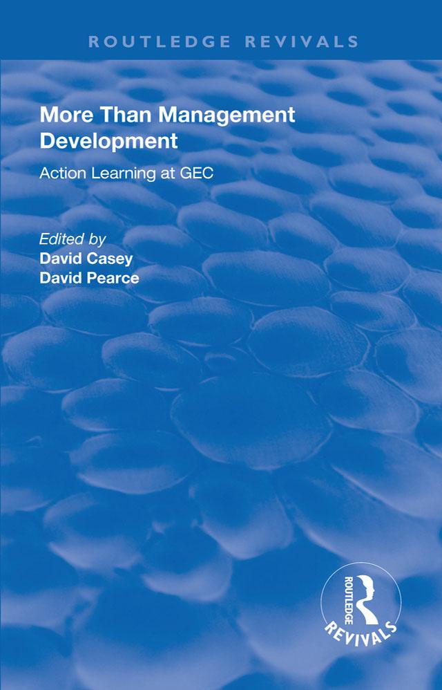 More Than Management Development by David Casey, David Pearce