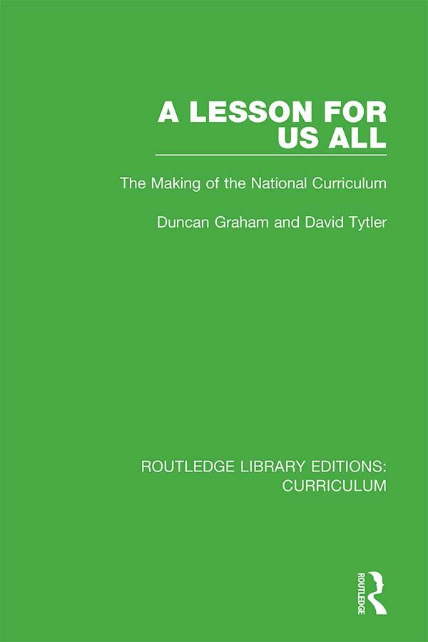 A Lesson For Us All by David Tytler, Duncan Graham