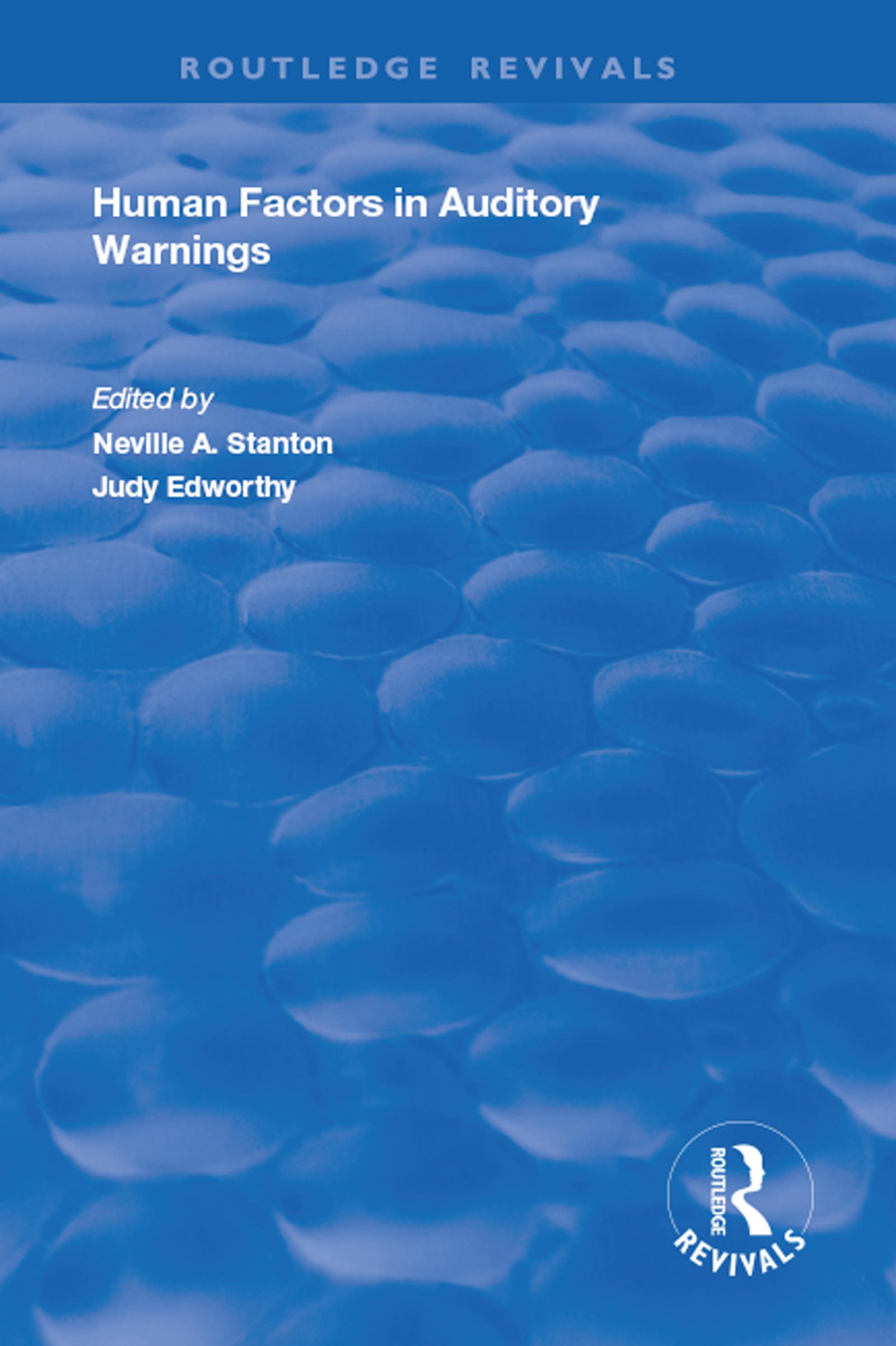 Human Factors in Auditory Warnings