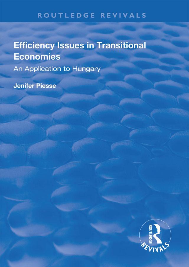 Efficiency Issues in Transitional Economies