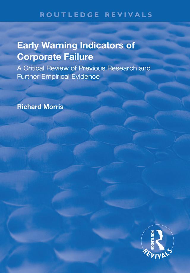 Early Warning Indicators of Corporate Failure