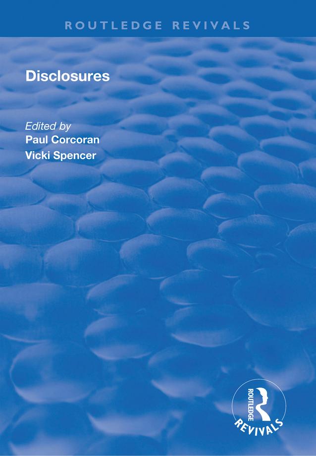 Disclosures by Paul Corcoran, Vicki Spencer