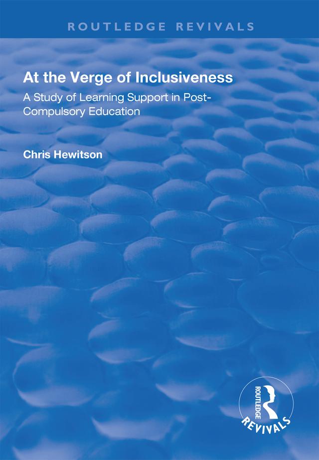 At the Verge of Inclusiveness by Chris Hewitson