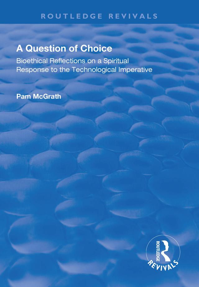 A Question of Choice by Pamela McGrath