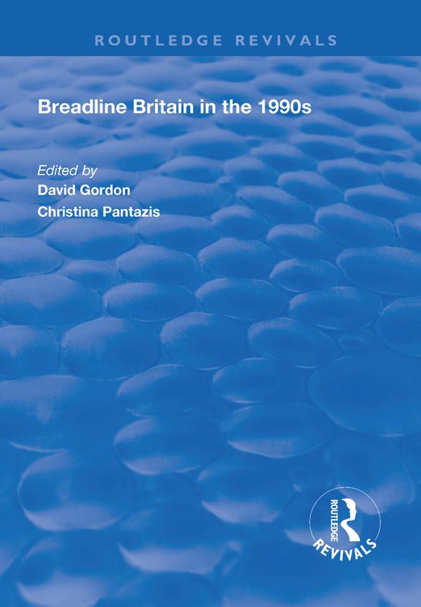 Breadline Britain in the 1990s by Christina Pantazis, David Gordon