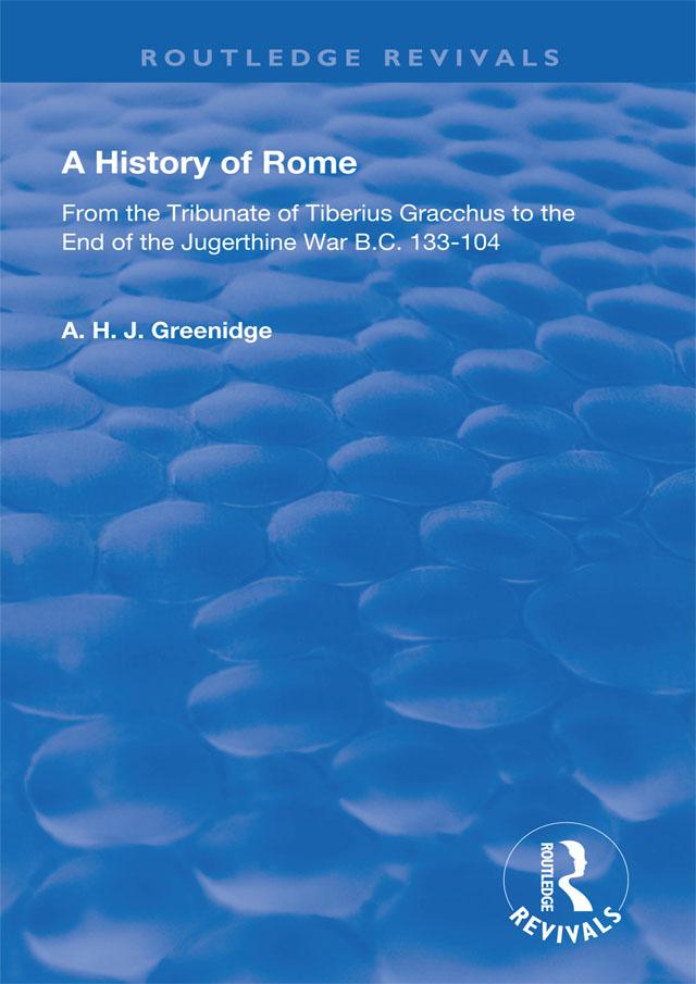 A History of Rome from 133 B.C. to 70 A.D. (1904)
