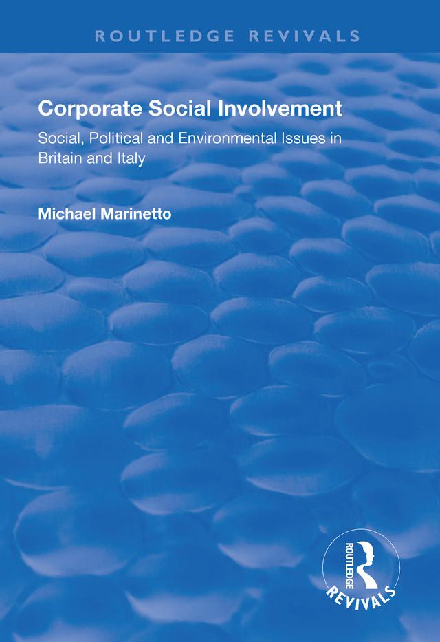 Corporate Social Involvement by Michael Marinetto
