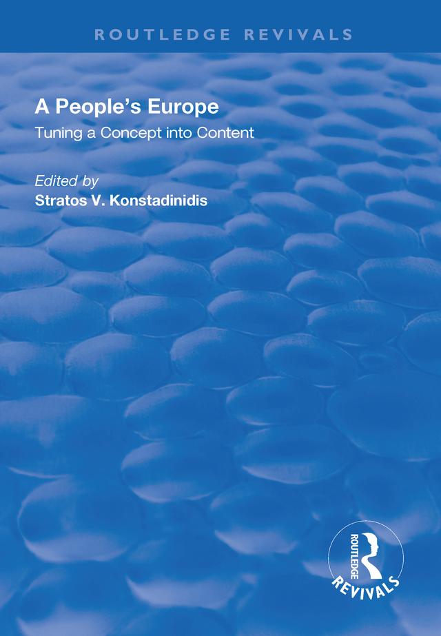 A People's Europe by Stratos V. Konstadinidis