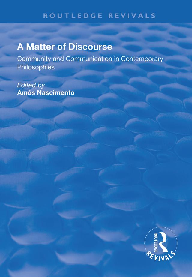 A Matter of Discourse by Amós Nascimento
