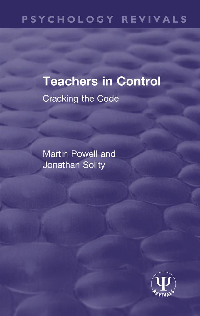 Teachers in Control by Jonathan Solity, Martin Powell