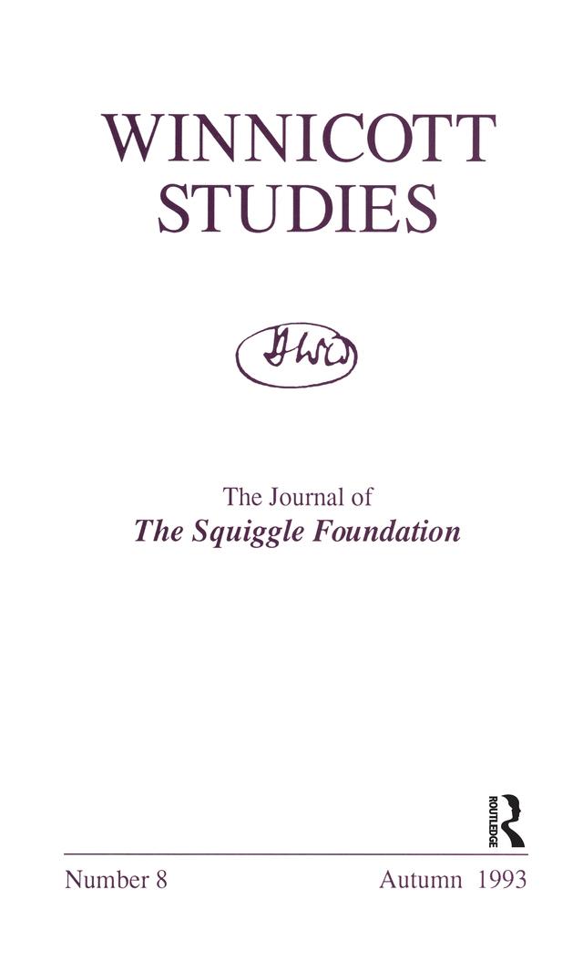 Winnicott Studies. No 8 by Laurence Spurling, Squiggle Foundation