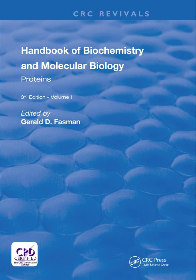 Handbook of Biochemistry by Gerald D Fasman