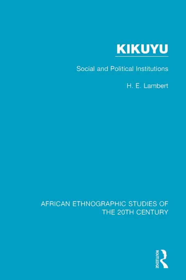 Kikuyu by H. E. Lambert