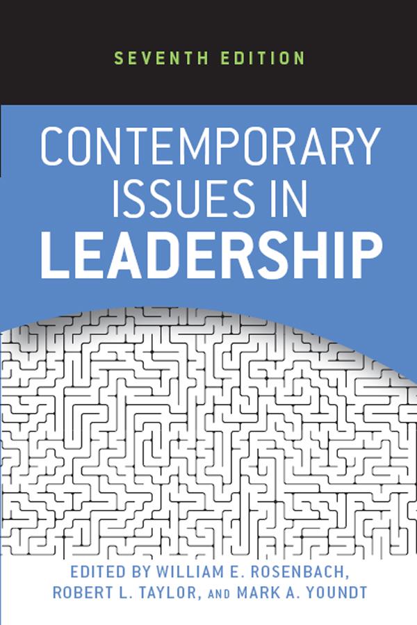 Contemporary Issues in Leadership by William E. Rosenbach