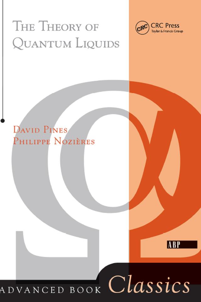 Theory Of Quantum Liquids by David Pines, Philippe Nozieres
