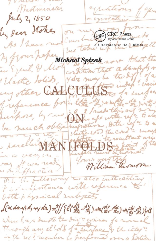 Calculus On Manifolds by Michael Spivak