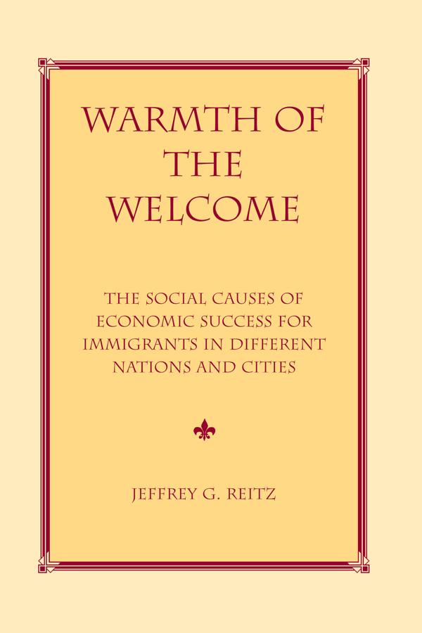 Warmth Of The Welcome by Jeffrey G Reitz