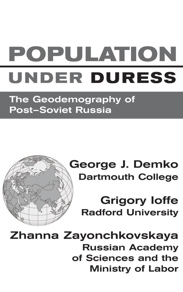 Population Under Duress by George J Demko