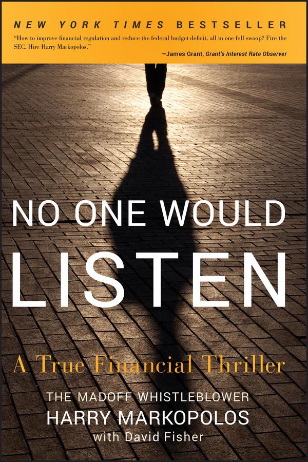 No One Would Listen by Harry Markopolos