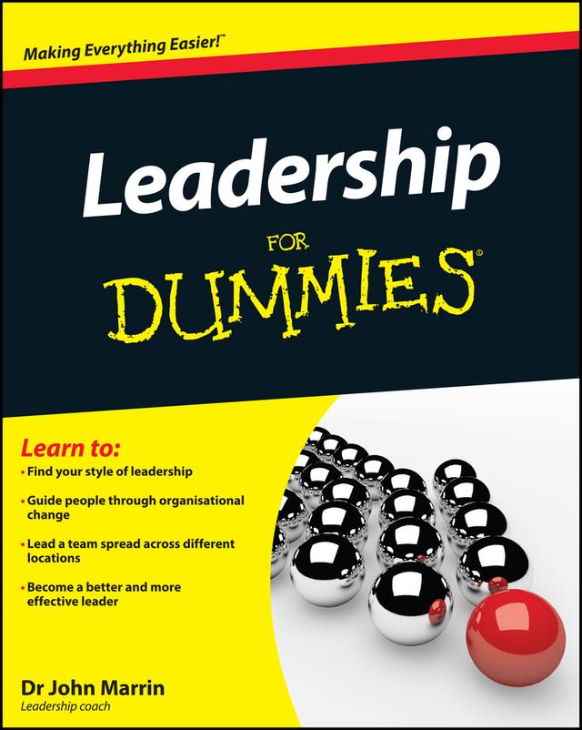 Leadership For Dummies by John Marrin