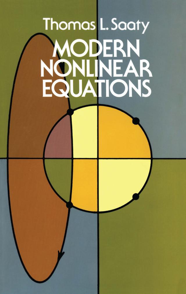 Modern Nonlinear Equations by Thomas L. Saaty