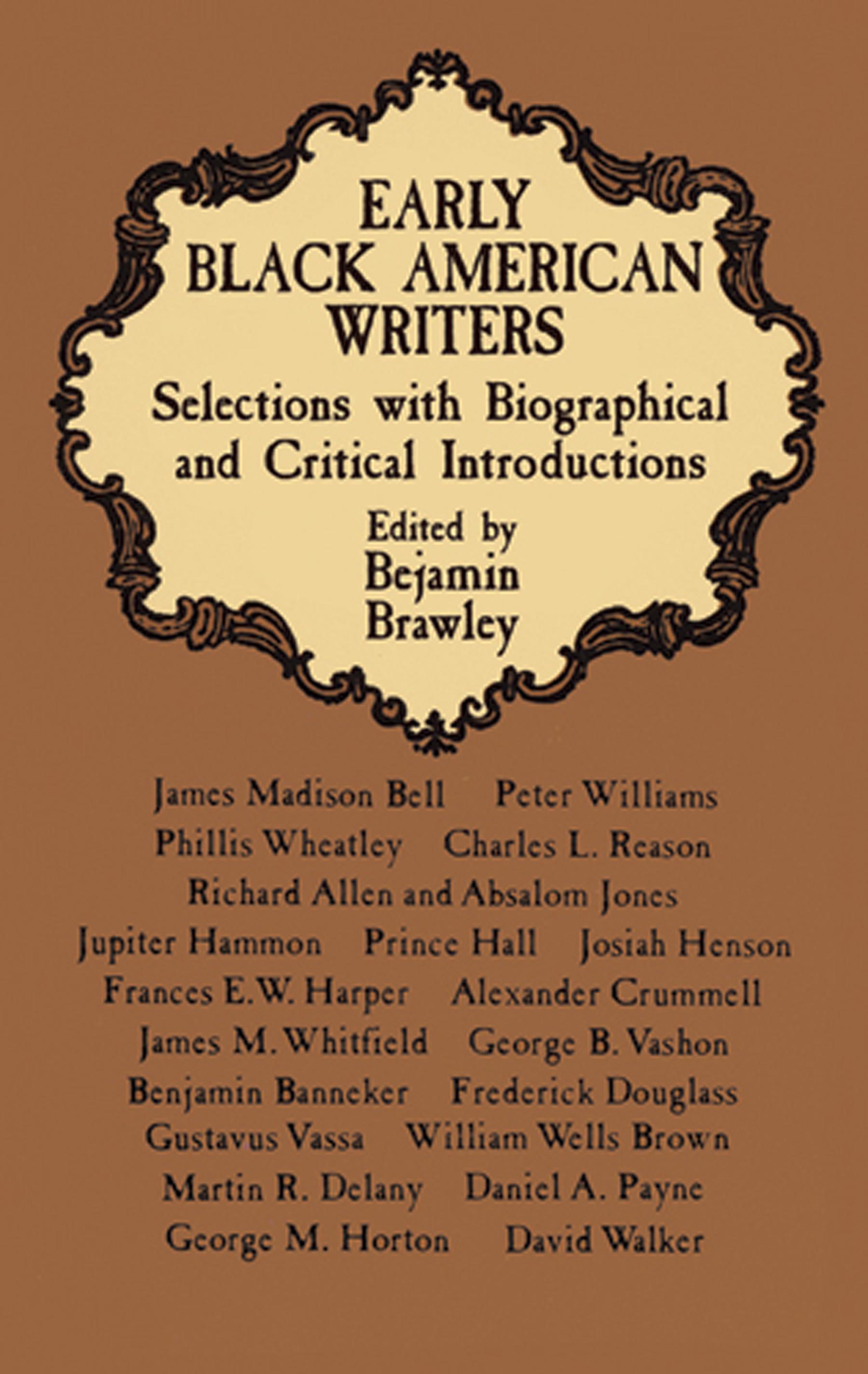Early Black American Writers