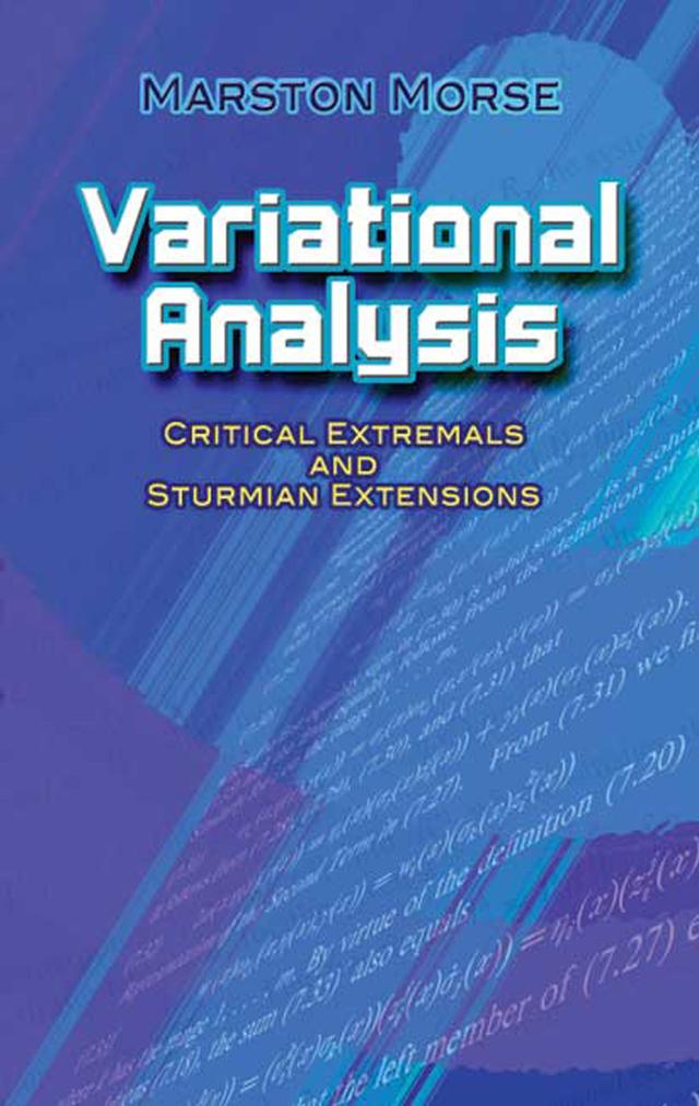 Variational Analysis by Marston Morse