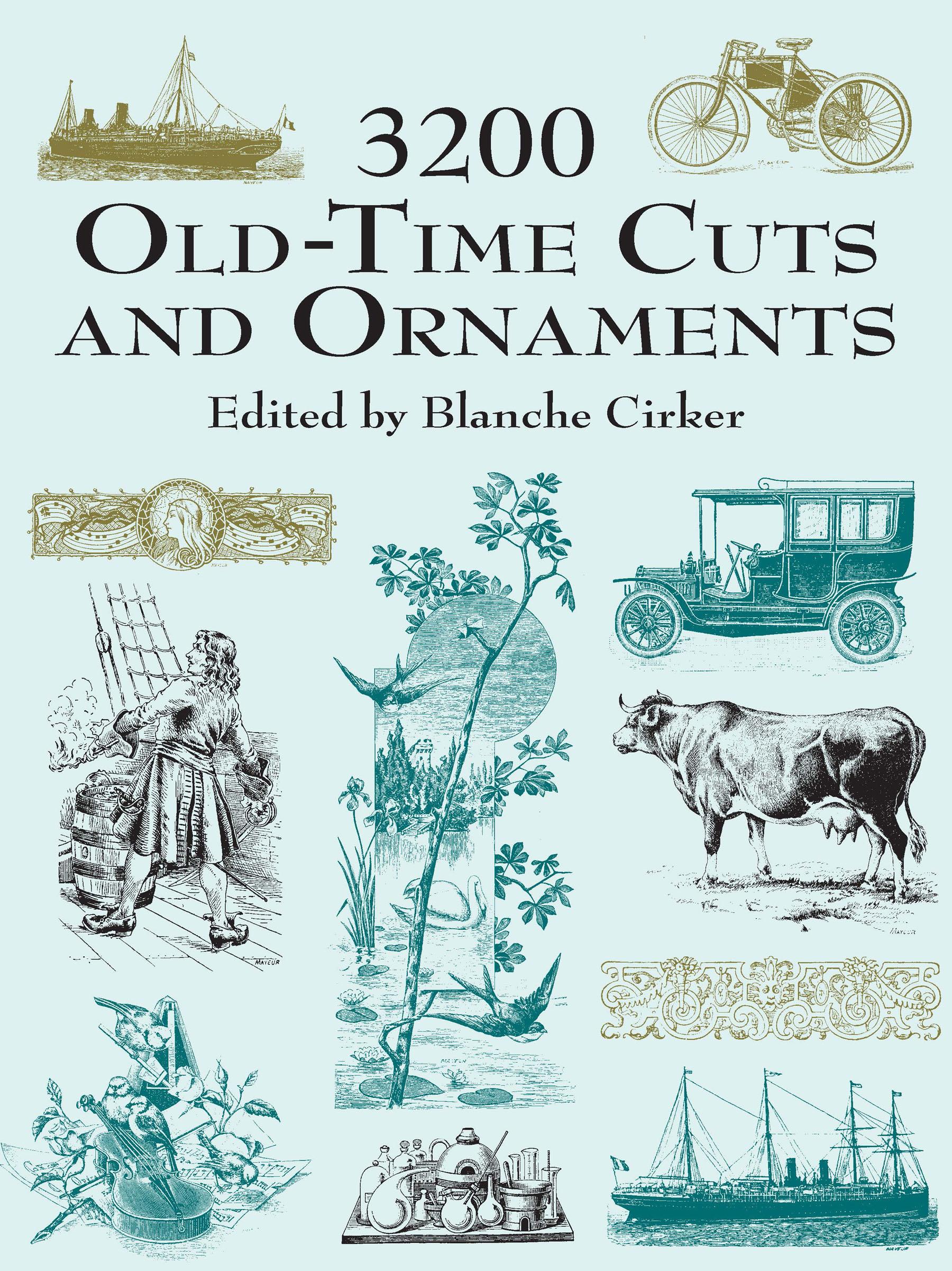 3200 Old-Time Cuts and Ornaments