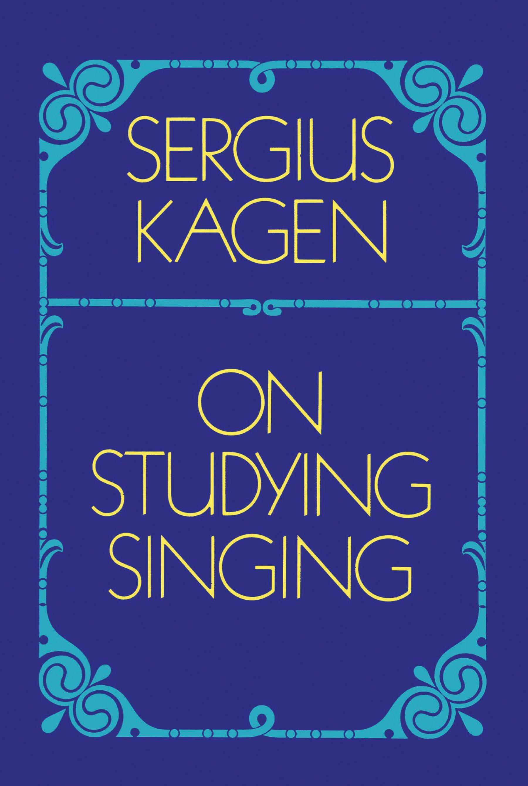 On Studying Singing