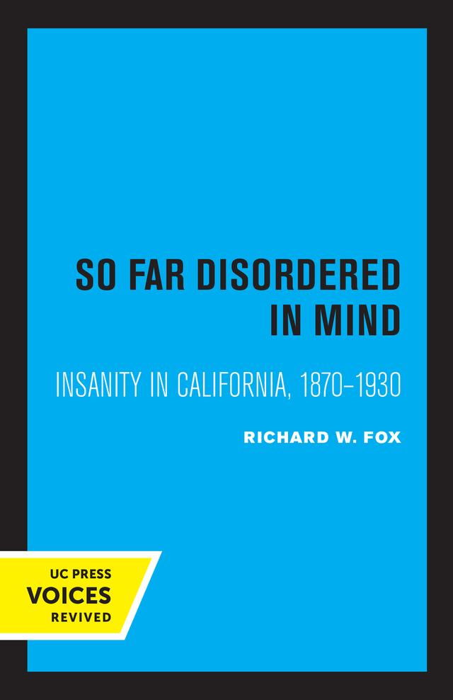 So Far Disordered in Mind by Richard W. Fox