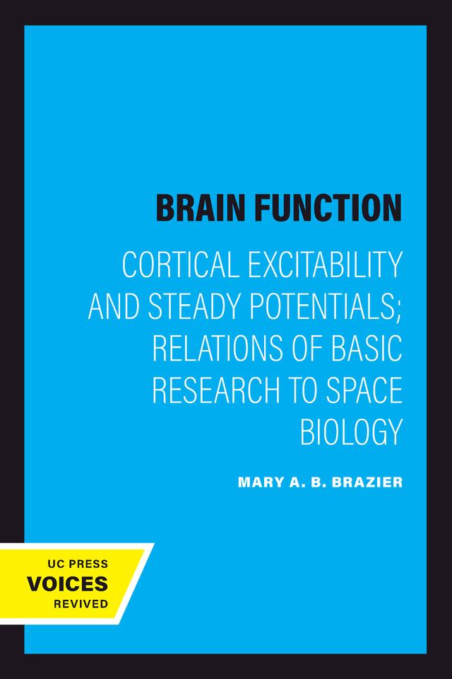 Brain Function by Mary A. B. Brazier