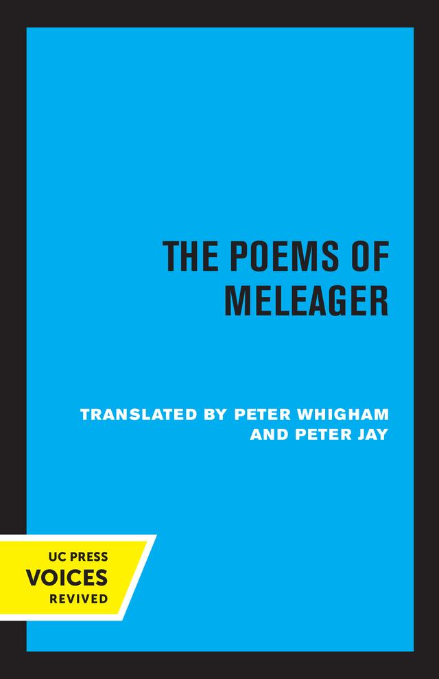 The Poems of Meleager by Peter Whigham