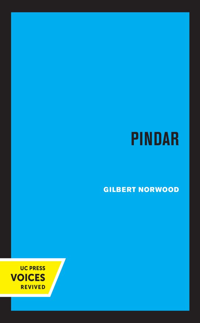 Pindar by Gilbert Norwood