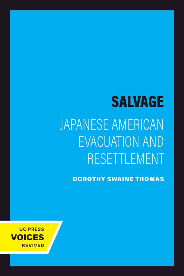 The Salvage by Dorothy Swaine Thomas