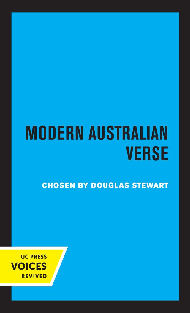 Modern Australian Verse by Douglas Stewart