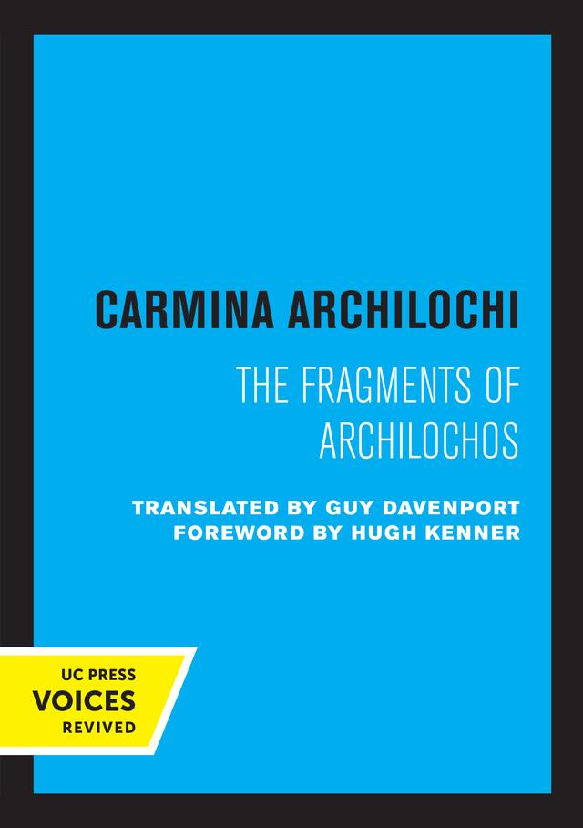 Carmina Archilochi by Carmina Archilochi