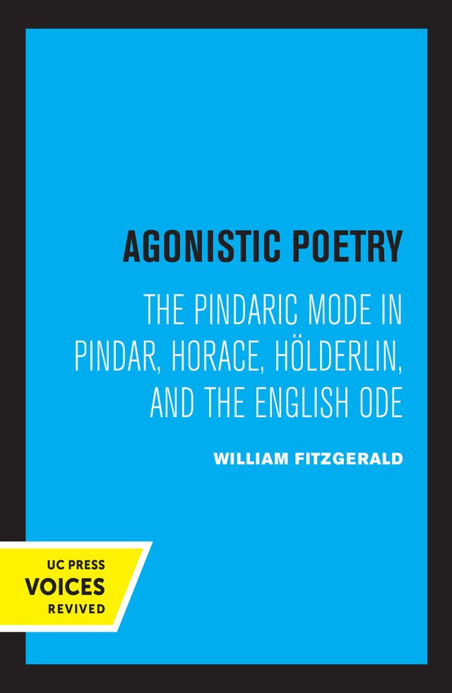 Agonistic Poetry by William Fitzgerald