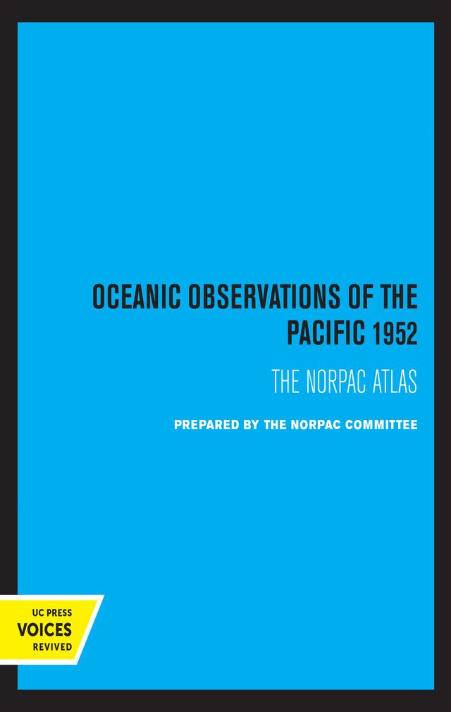 Oceanic Observations of the Pacific 1952 by Scripps Institution of Oceanography