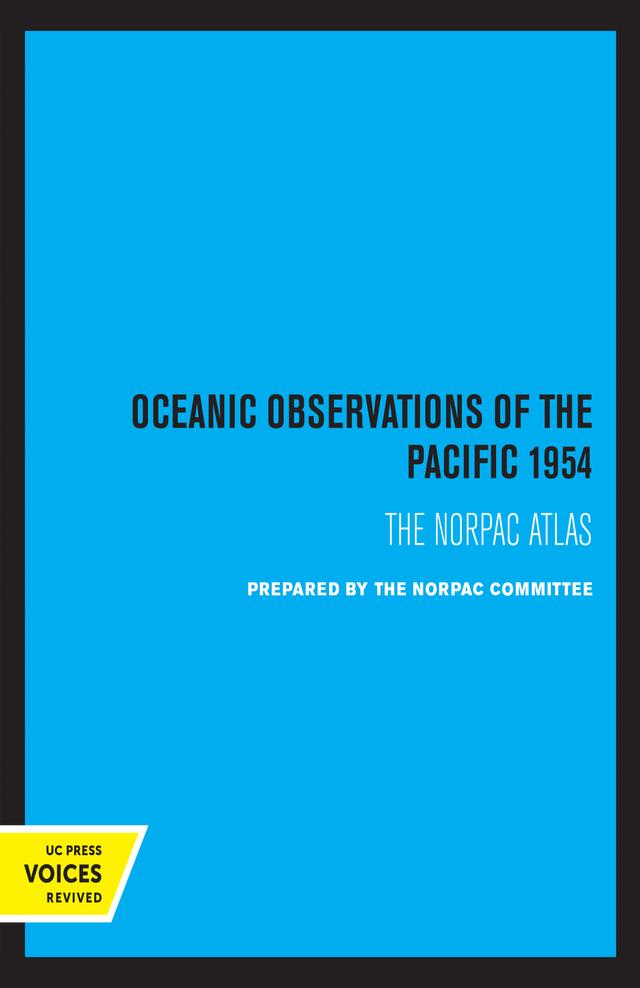 Oceanic Observations of the Pacific 1954 by Scripps Institution of Oceanography
