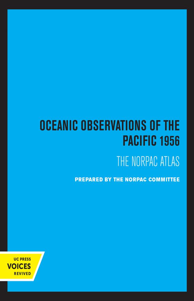 Oceanic Observations of the Pacific 1956 by Scripps Institution of Oceanography